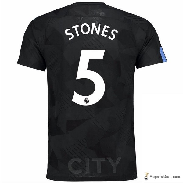 Camiseta Manchester City Replica Tercera Ropa Stones 2017/18